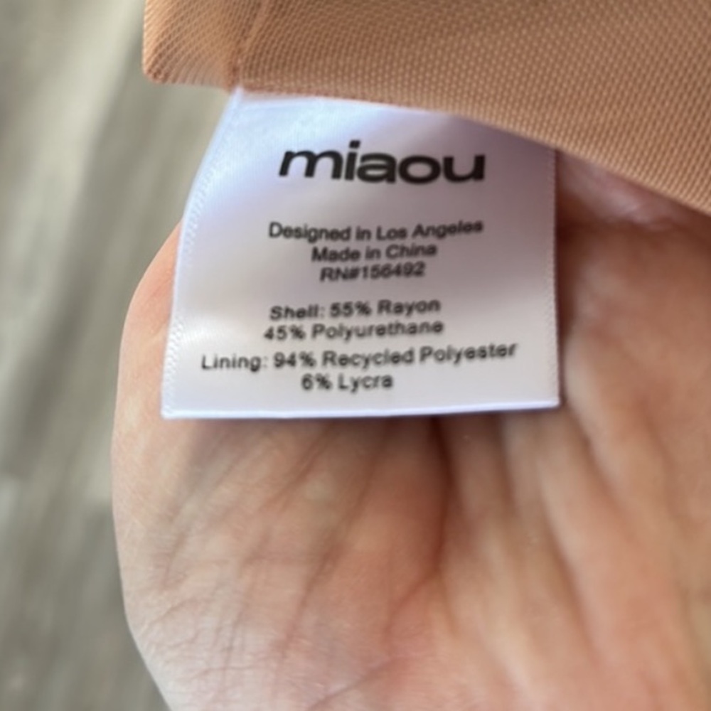 Miaou Aphex Corset Faux Leather Top in Rose Pink - Picture 8 of 11